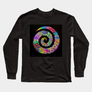 Psychedelic Spiral Long Sleeve T-Shirt